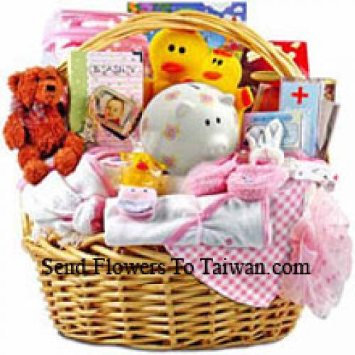  Panier de cadeaux pour bébé fille 