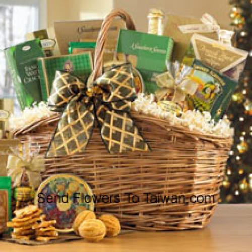 A Beautiful Hamper Containing Goodies